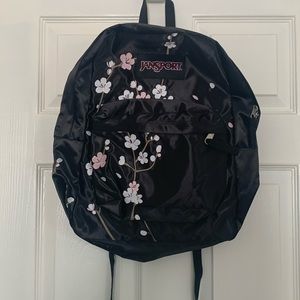 Jansport satin cherry blossom backpack